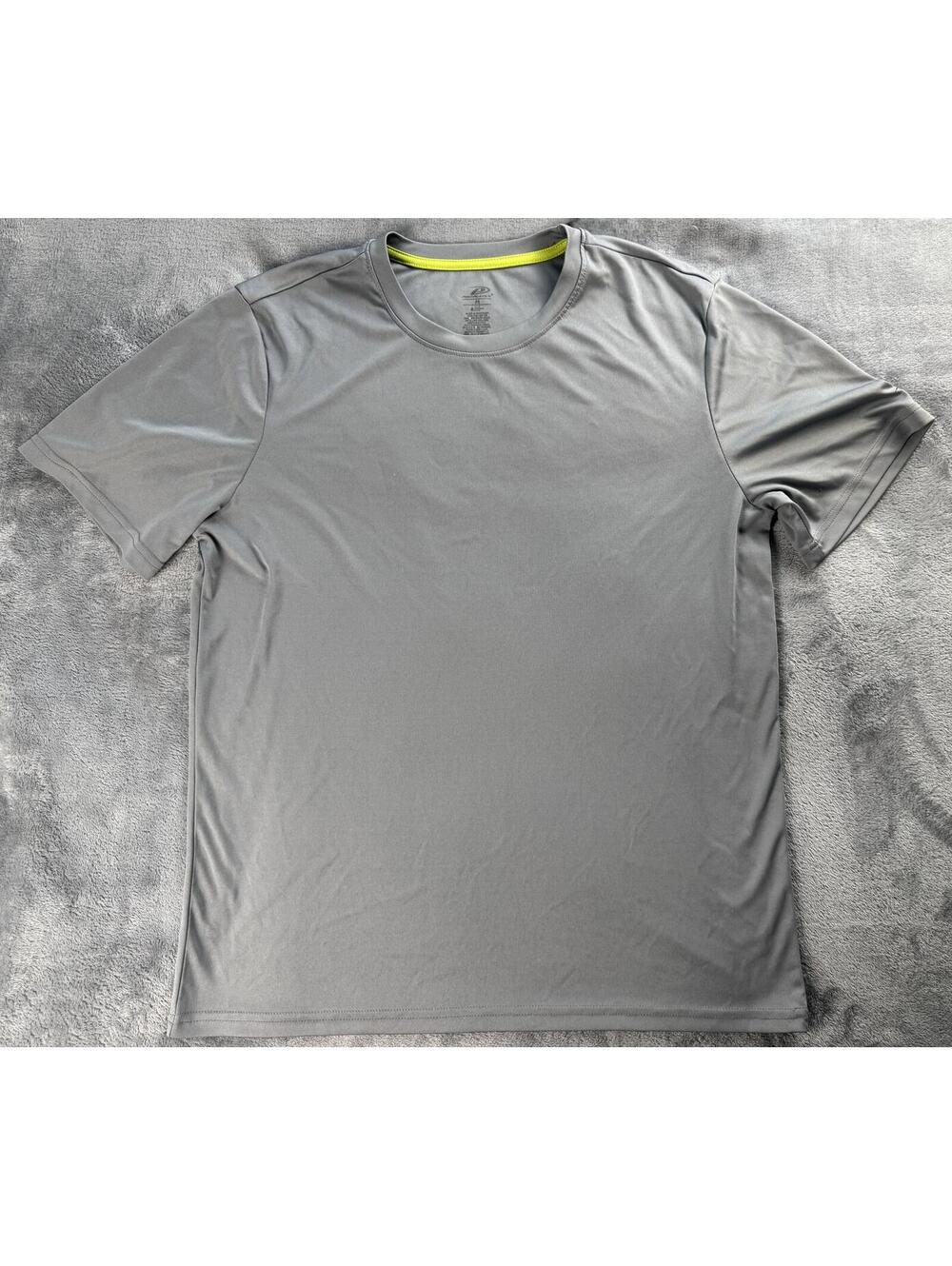 Pro Player Men's Gray Athletic Performance T-Shirt Medium